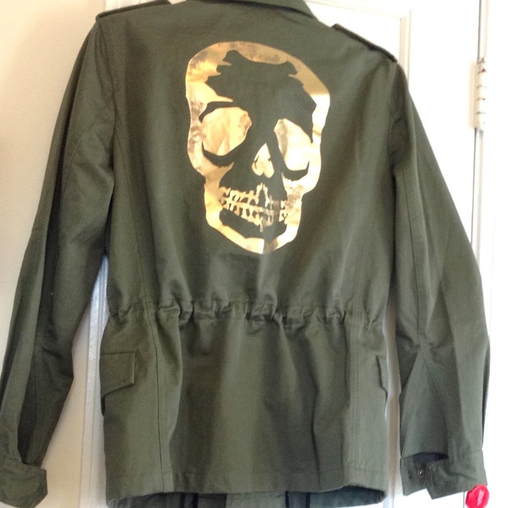 Zadig & Voltaire Kayak Skull Military Jacket - Picture 3 of 15